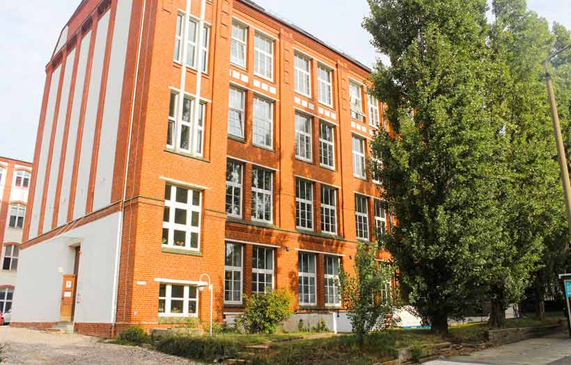 Das Schulgebäude der Erzieherausbildung der DPFA Chemnitz