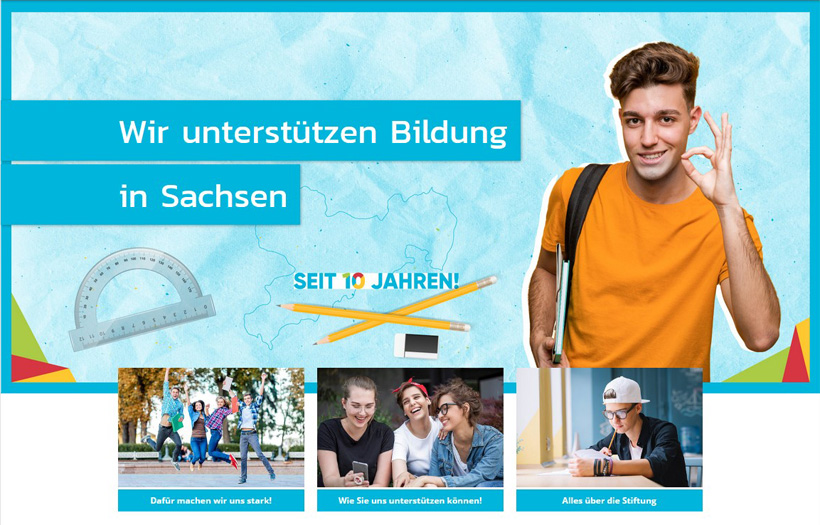 Screenshot Website Dietz-Stiftung